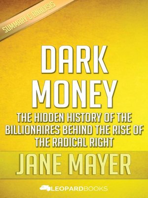 cover image of Dark Money by Jane Mayer